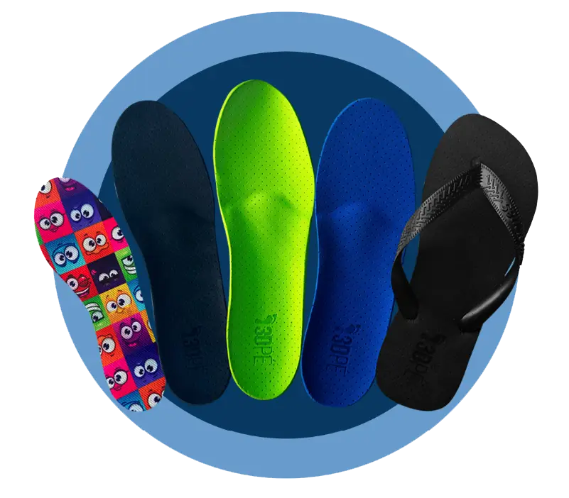 Palmilhas personalizadas 3DPÉ